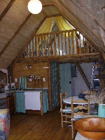 Intérieur Grange, Grange des Cazals