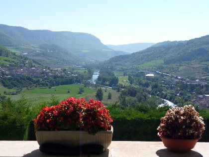 vue depuis la terrasse, 