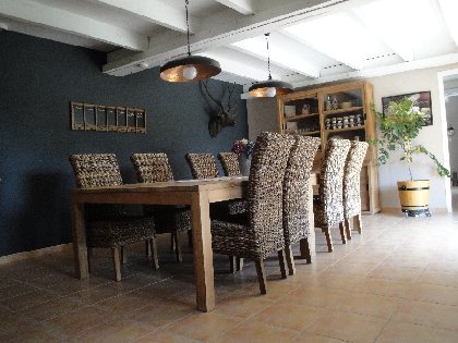 Salle à manger La Longère de Cabanès, Agnès Poirier