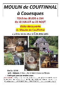Visite découverte du moulin de Couffinhal