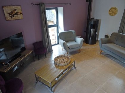 Gîte le Coq - Salon, OFFICE DE TOURISME de CONQUES-MARCILLAC