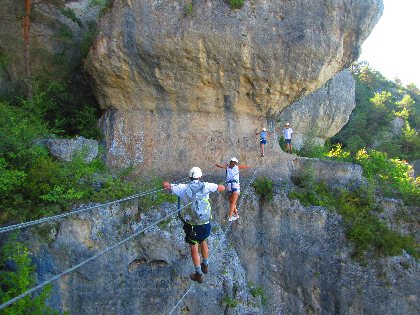 Via ferrata de Liaucous, B&ABA Sport Nature