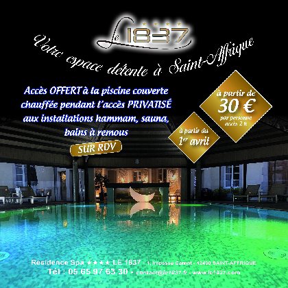 LE 1837 - Accès privatisé Espace Détente Spa, Le 1837