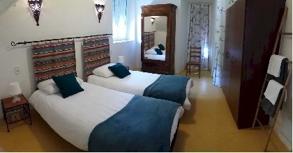 1er chambre 2 personnes, Le Gîte d'Albertine
