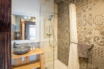 salle de douche, Le Gîte 