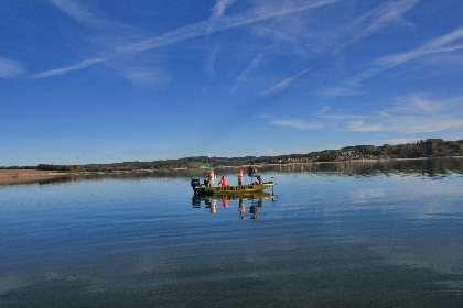 Lac de Pareloup, © Fédération de Pêche de l'Aveyron