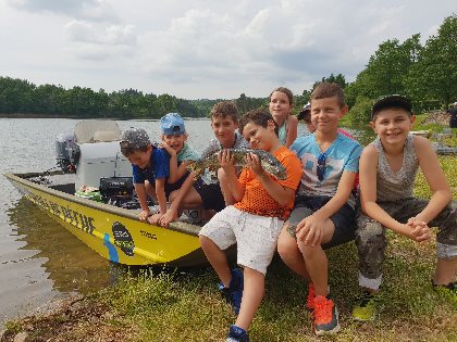 Lac de  Pont-de-Salars, Fédération de pêche de l'Aveyron
