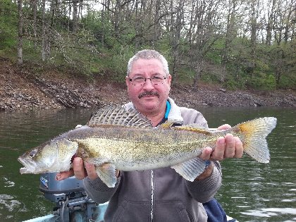 Lac de  Pont-de-Salars, © Fédération de Pêche de l'Aveyron