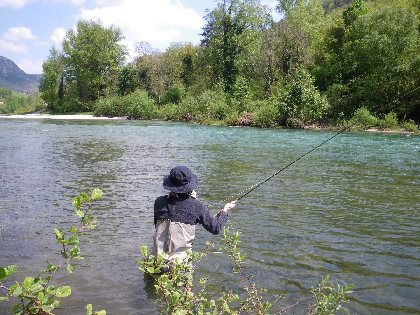 Le Tarn (No-kill), © Fédération de Pêche de l'Aveyron