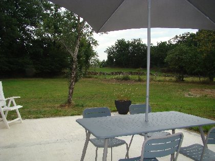 Terrasse - Gîte de la Cascade, 