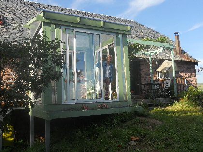 Veranda de la Chambre Basque, Pierre et Thérèse Brousse (groupes)