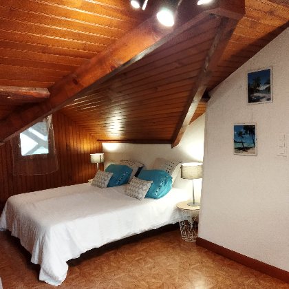 Mezzanine lit 160 (possibilité de 2 lits indépendants), Maison 