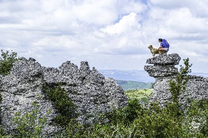 Randonnée Le Trail, ©Virginie Govignon - OT Larzac et Vallées