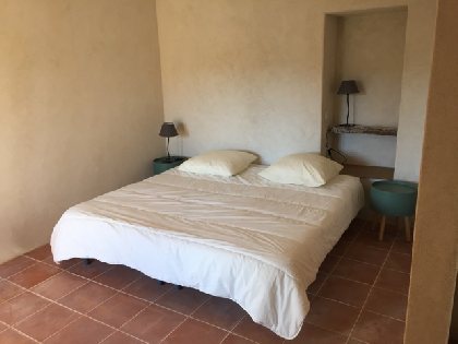 la chambre de plain pied Gîte le Sureau du Brugas, Martine Rouquette-les Gîtes du Brugas