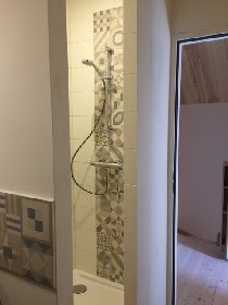 la salle d'eau de la chambre 2 Gîte le Sureau du Brugas, Martine Rouquette-les Gîtes du Brugas