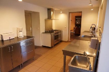 la cuisine du Hameau des Gîtes du Brugas, 