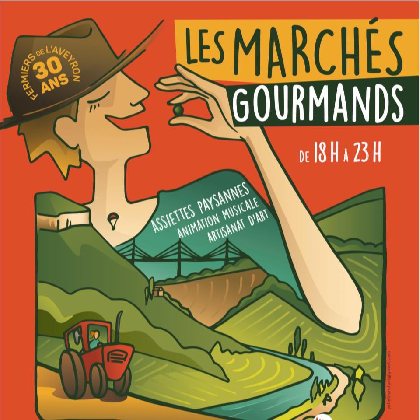 Les marchés gourmands de Fermiers de L'Aveyron