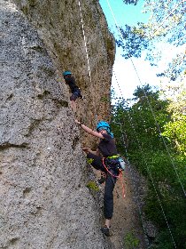 initiation escalade , Aventures Occitanes 