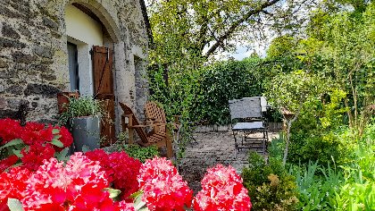 Terrasse, Gîte de Brocca