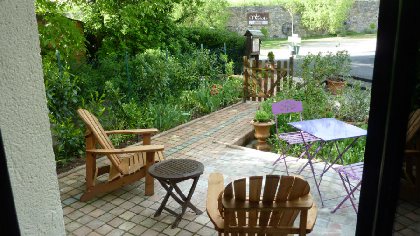 Terrasse, Gîte de Brocca