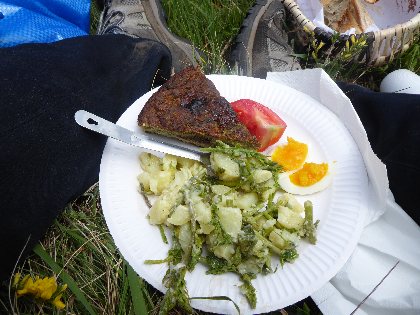 une assiette pique-nique, La Forge de Milou