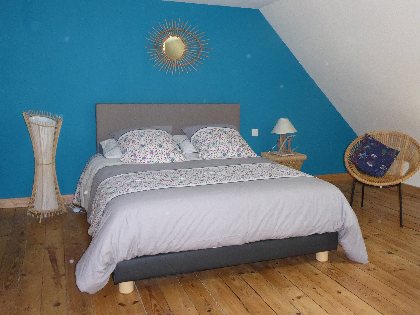 Le côté chambre de la suite 