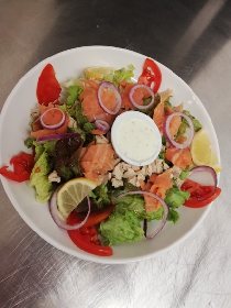 Salade au 2 saumons Pizzeria Le Graillou, Pizzeria Le Graillou