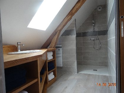 salle de bain, Gîte de charme à la ferme