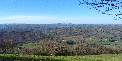 TERRA TRAIL circuit de bruéjouls vue sur les plaines, 