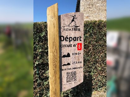 Point de départ du parcours Trail Sénergues n° 6 , OTCM - Fred et Manu