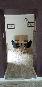 Vue cuisine du salon, Le moulin du Bousquet