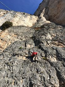 Escalade Découverte en falaise, Mélanie et Guillaume Millau Sport Nature