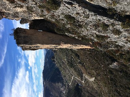 Escalade grande voie, Mélanie et Guillaume Millau Sport Nature