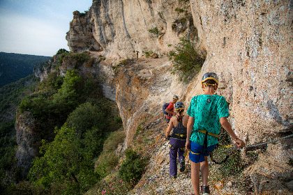 Via Ferrata famille, millau activites nature