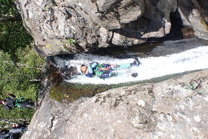Mélanie et Guillaume - Canyon bramabiau, Mélanie et Guillaume