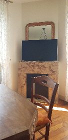 Gîte de la Pierre Plantée - salon, OT Pays Ségali ISSALIS Edith