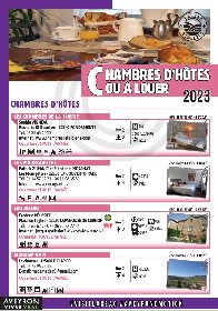 Brochure Chambres d'Hôtes, OFFICE DE TOURISME LARZAC VALLEES