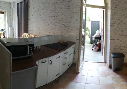 Vue sur Ilot de la cuisine, 