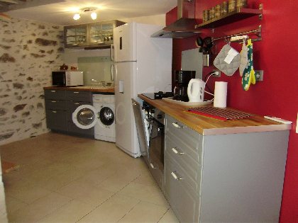 Gîte Eleonore d'Aragon Najac cuisine, Gîte Menard n°2