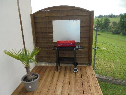 Terrasse privée de gite, Gite de Marsol