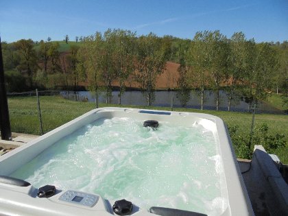 vue de  jacuzzi, Gite de Marsol