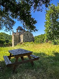 Aires de Pique-Nique en Pays Ségali chapelle de villelongue à cabanes, Muriel Hennessy - ADT