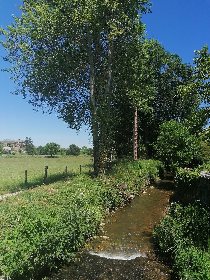 Aire de pique-nique du parking de la Basse Marche à Laissac , Office de Tourisme des Causses à l'Aubrac