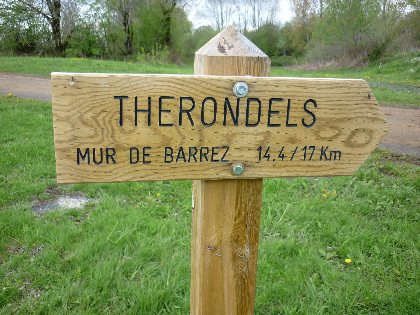 Randonnée : de Mur-de-Barrez à Thérondels (et retour), OFFICE DE TOURISME DU CANTON DE MUR DE BARREZ