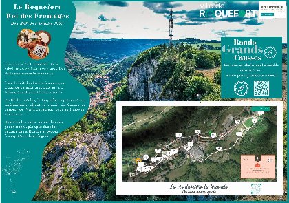 Plan du village de Roquefort-Sur-Soulzon, OFFICE DE TOURISME PAYS DU ROQUEFORT 