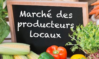 Marché de producteurs locaux à Bruéjouls