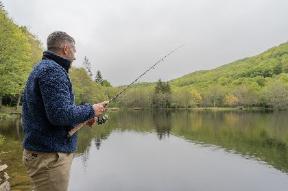 Pêche au lac des Picades à Brameloup, Fédération de pêche de l'Aveyron
