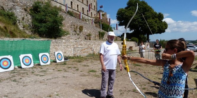 Séances de découvertes de la pratique du tir à l'arc à Sévérac-le-Château