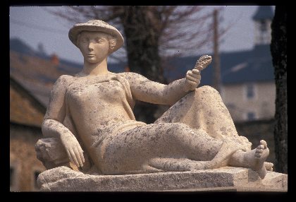 Gramond - statue Cérès, OFFICE DE TOURISME PAYS SEGALI