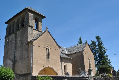 Église Saint Roch de Banc, Commune de Bertholène, Office de Tourisme des Causses à l'Aubrac